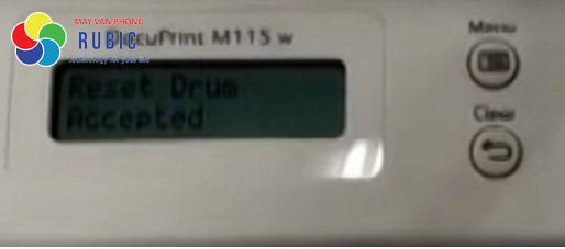 Hướng dẫn cách reset trống ( Drum ) máy in Fuji Xerox M115